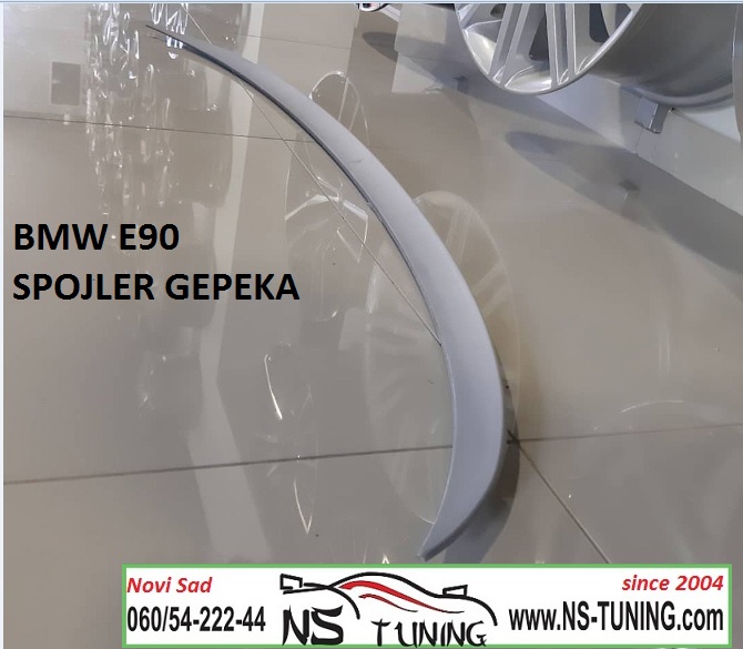bmw e90 lip spojler za gepek ugradnja novi sad tuning servis auto beograd